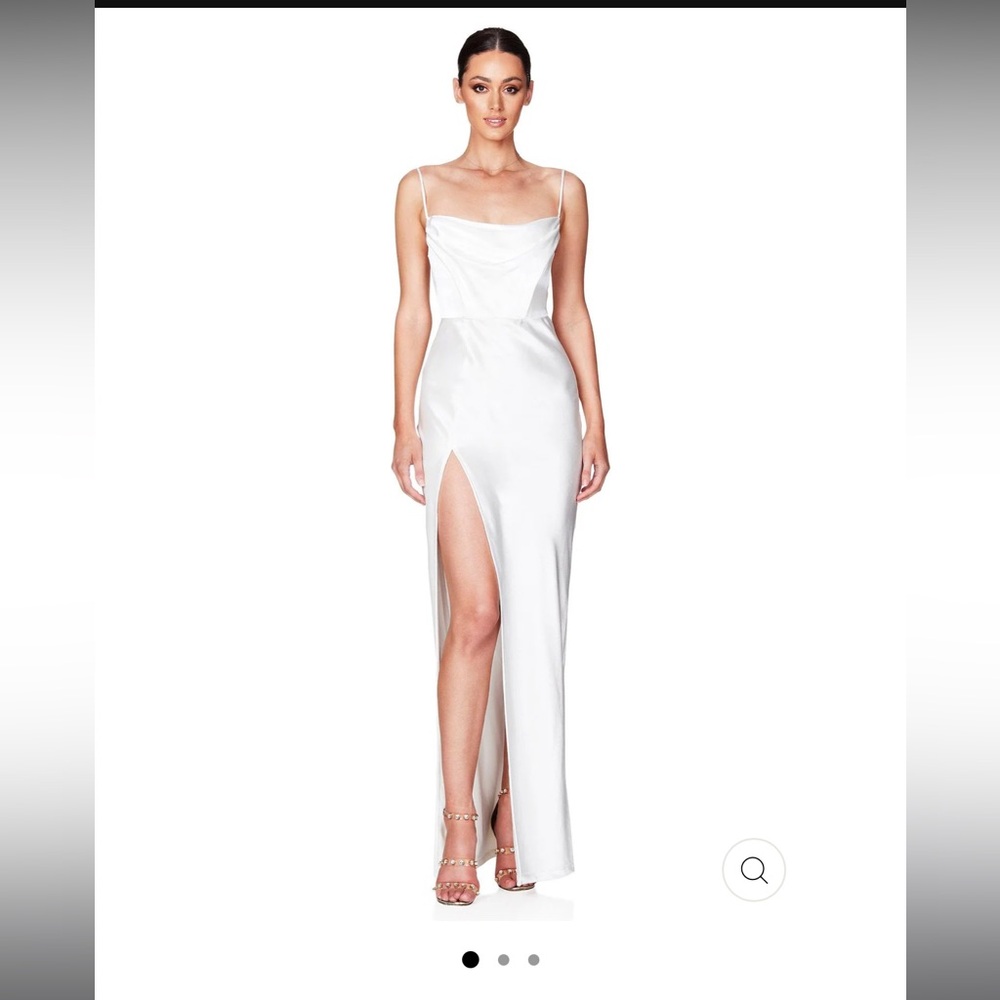 NOOKIE DREAM DRAPED GOWN - IVORY